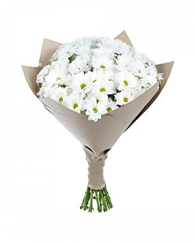 beyaz papatya buketi